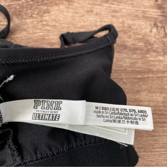 Victoria's Secret Pink Ultimate Sports Bra Size Medium - Picture 3 of 3